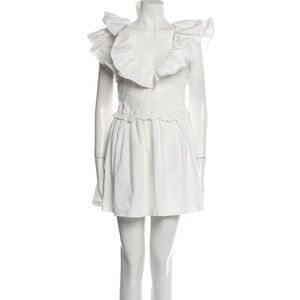 NWT CLEOBELLA WHITE BABYDOLL DRESS SIZE LARGE